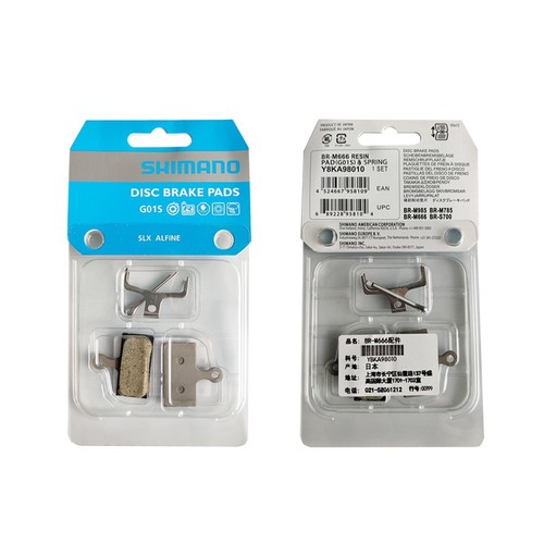 2X Shimano G01S Resin Disc Brake Pads for XTR Deore XT SLX M6000 M7000 M8000 - Picture 3 of 5