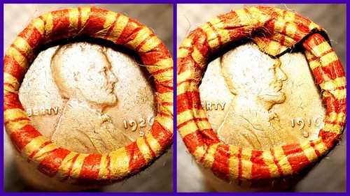 SEALED Vintage Wheat Cent Roll! 1926 D/1916 S SEMI-KEY Ends! UNKNOWN INSIDE!!!