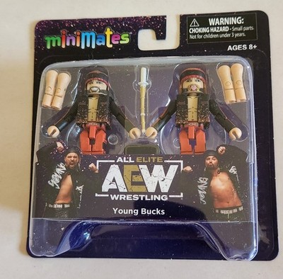 ARW All Elite Wrestling MiniMates Young Bucks Removeable Jackets New Sealed 2023