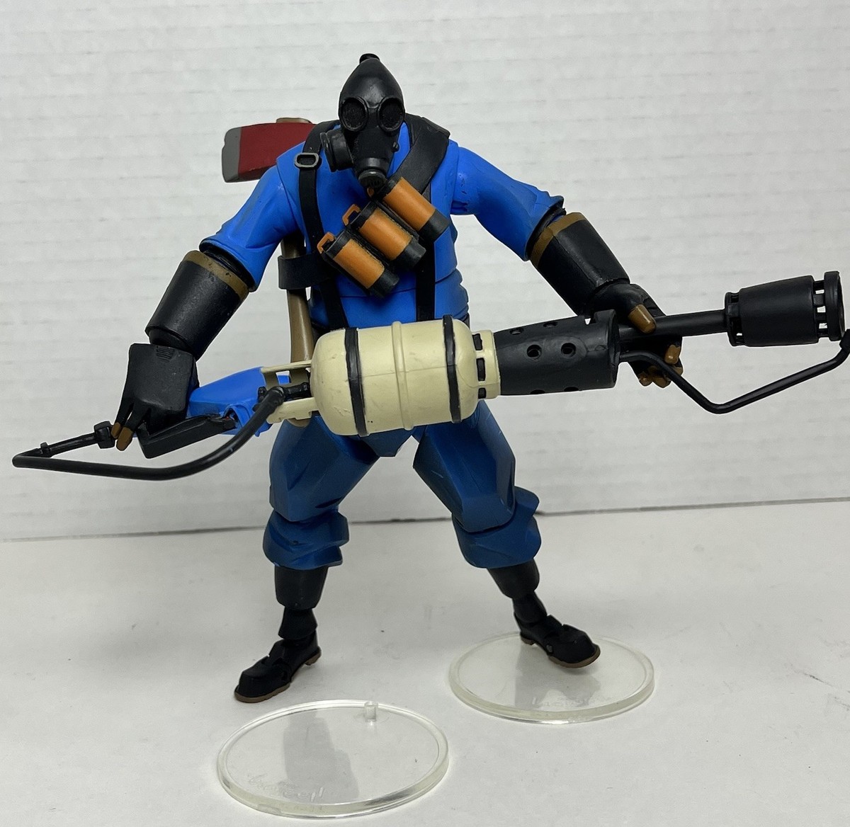 NECA Team Fortress2 パイロ BLUE NECA Team Fortress 2 BLU PYRO Action Blue Figure Complete