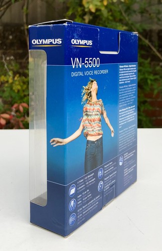 Olympus VN-5500 Digital Voice Recorder Plus Box + Manual. No Batteries. VGC - Picture 6 of 11