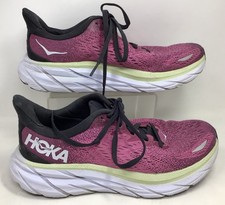 Hoka One One Womens Clifton 8 1119394 BGIR Pink Running Shoes Sneakers Size 6.5B