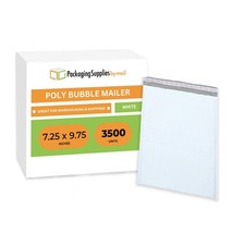 3500 Pcs #DVD 7.25"x9.75" Poly Bubble Mailers Padded Shipping Mailing Envelopes