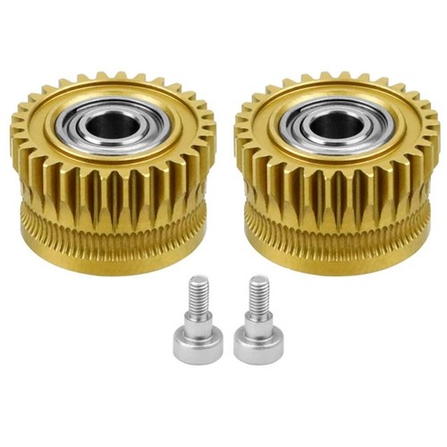 Lubricated Metal Extruder Gears Designed for Smooth Printing in For k1 Series - Afbeelding 7 van 10