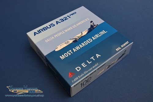 Delta Air Lines A321 N589DT (100 años) Panda Modelo 1:400 - Imagen 5 de 5