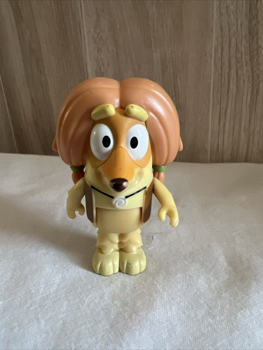 Indy Bluey action figure toy cartoon dog Disney TV show hippie girl Afghan Hound - Bild 1 von 5
