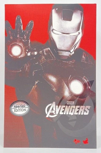 1/6 HOT TOYS MMS185B THE AVENGERS IRON MAN MK7 MARK VII SPECIAL EDITION FIGURE