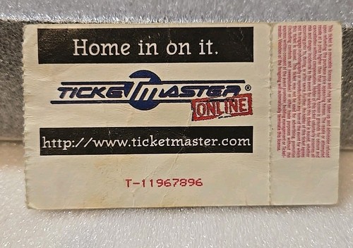 SCORPIONS/ALICE COOPER - 6-26-96 - SDSU Open Air Theater - CONCERT TICKET STUB - Picture 2 of 2