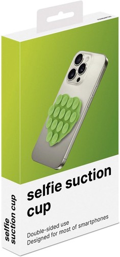 Celly, Ventouse Téléphone en Forme de Coeur avec Ventouses Silicone, Téléphone Polyvalent - Photo 2 sur 4