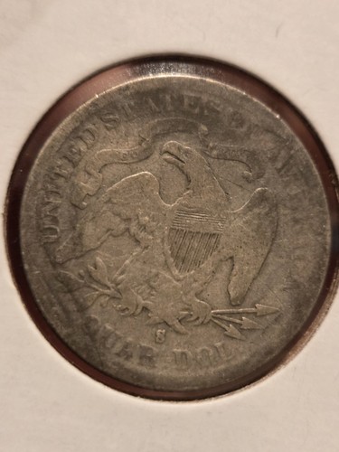 1877 s seated liberty quarter - Picture 10 of 10
