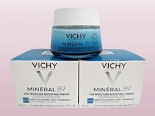 VICHY MINERAL 89 72H MOISTURE BOOSTING CREAM FRAGRANCE FREE 1.69OZ EXP: 2026 2PC