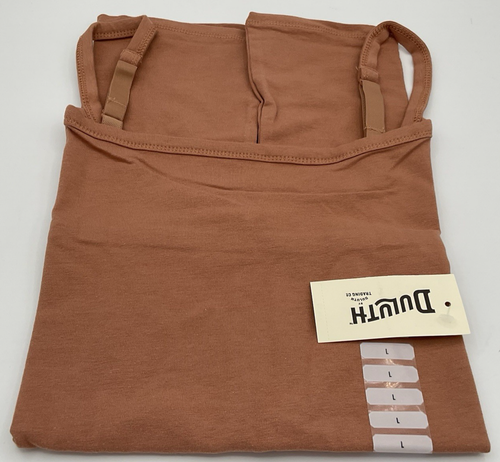 DULUTH Trading Company No-Yank Cami Tank Damen Gr. L Large braun 80167 NEU - Bild 4 von 5