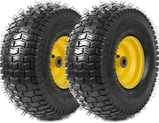 Tire & Wheel 15 X 6.00-6 Replacement Lawn Mower W/ 3" Offset Hub & 3/4" Bushing