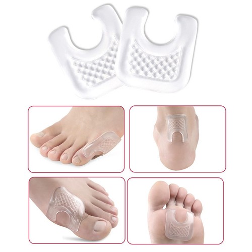 5 Paia Cuscini Trasparenti Scarpe Resistenti all'Usura Adesivi Clavus Pads - Foto 2 di 11