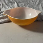 Yellow Daisy “Sunflower” Vintage PYREX #444 4 Qt Cinderella Mixing Nesting Bowl