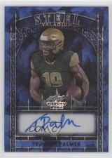 2024 Leaf Trinity Steel Valadium Blue Crystals /7 Tejhaun Palmer #S-TP1 Auto s5q