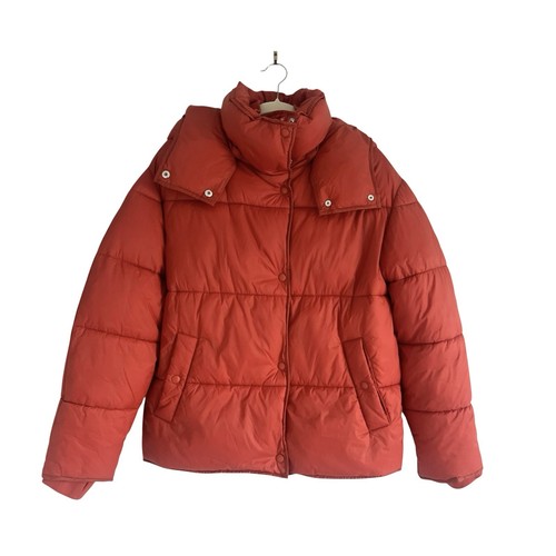 J. Giacca Crew Flurry Puffer taglia small speziata Cayenne trapuntata cielo invernale Gorpcore - Foto 2 di 15