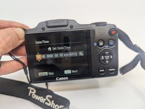 Canon PowerShot SX510 HS 12.1 MP 30x Zoom Black Digital Camera - Picture 3 of 8