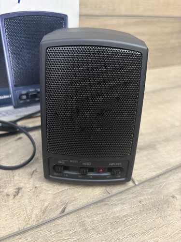 Radio Shack Amplified Speaker System AMX-3 Model 40-168 In Original Box Vintage! - Picture 4 of 13