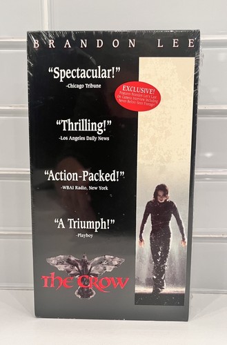 The Crow VHS versiegeltes Band Vintage 1994 Brandon Lee Actionfilm Miramax - Bild 11 von 16