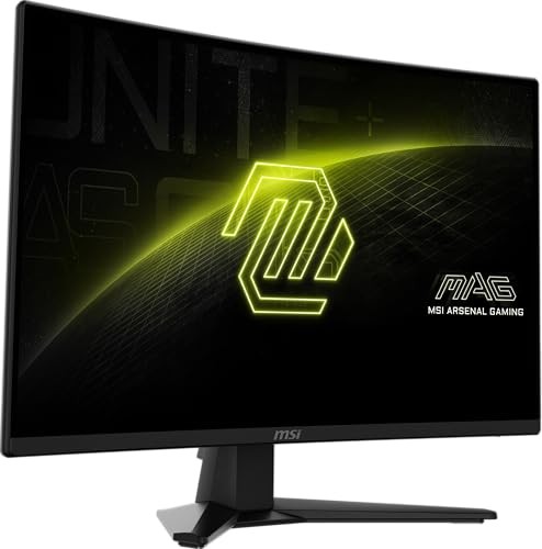 MSI MAG 274CQF 27" QHD Curved Monitor, 180Hz, HDMI, DisplayPort, - BLACK - Picture 2 of 5
