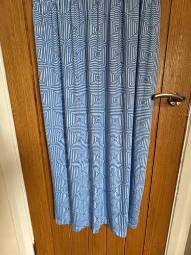 Carole Hochman Ladies Blue / White Sleeveless Maxi Dress Size UK XL - Picture 2 of 5