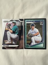 2025 Donruss Optic Black Disco Circles #159 Ryan Sloan + Prizm Base #58 RC