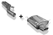 FOX Sportanlage ab Kat 1x135x80mm mit Absorber BMW Z3 inkl Z3 Coupe bis 98 2.8l