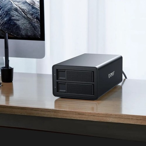 -ORICO 2 Bay USB 3.0 to SATA 3.5 inch Hard Drive Enclosure Aluminum External HDD - Picture 5 of 14