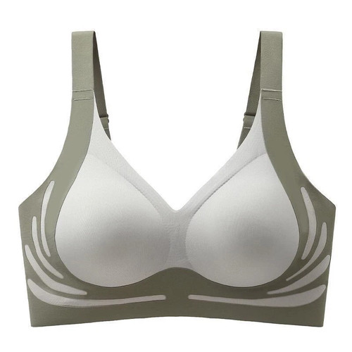 Super Gather BH für Damen, kabelloser Push-Up BH, weiche bequeme Raffung BH. - Bild 8 von 26