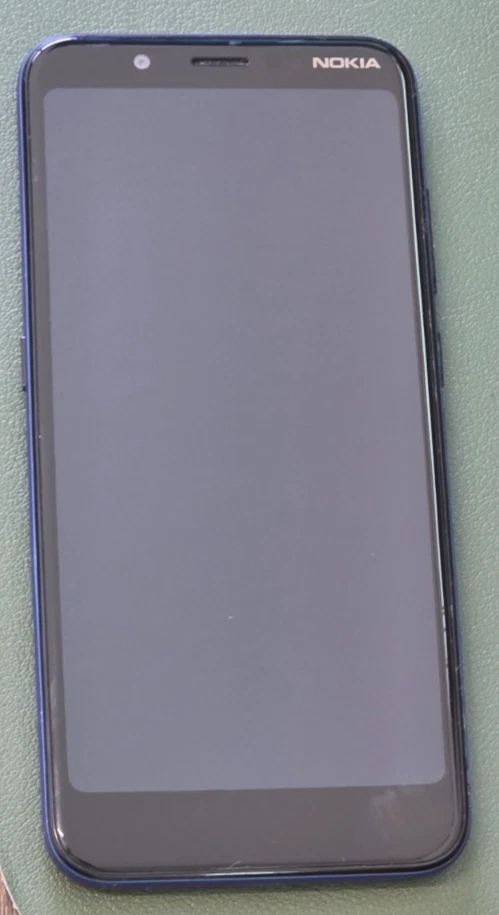 Nokia 2 V Tella, TA-1231, Verizon, Android, 16GB, Black, Prepaid, 4GLTE, Read - Image 2 of 4