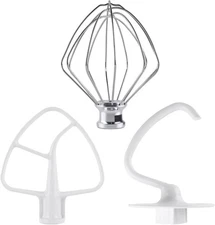 3-Piece Kit Attachments for Kitchenaid Tilt-Head Stand Mixer, Accessories Stainl