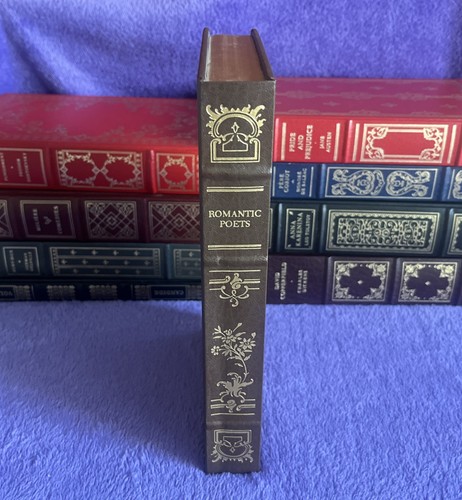 The Franklin Library ROMANTIC POETS William Blake To Edgar Allan Poe - Hardback - Foto 7 di 7