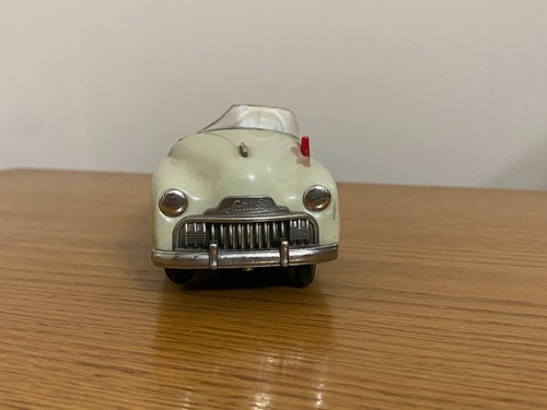 Schuco Radio 4012 Tin Wind-up Toy Car & Box US Zone Germany PA-39 - Picture 6 of 14