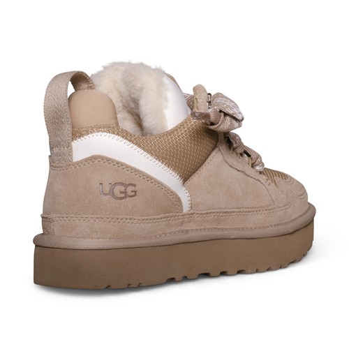 ZAPATOS DEPORTIVOS UGG LOWMEL ARENA GAMUZA TEXTIL MUJER TALLA US 11/UK 9 NUEVOS - Imagen 3 de 4