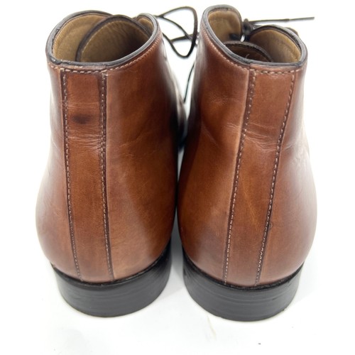 Paul Evans Mens Leather Chukka Boots Size 8.5 Brown - Picture 5 of 10