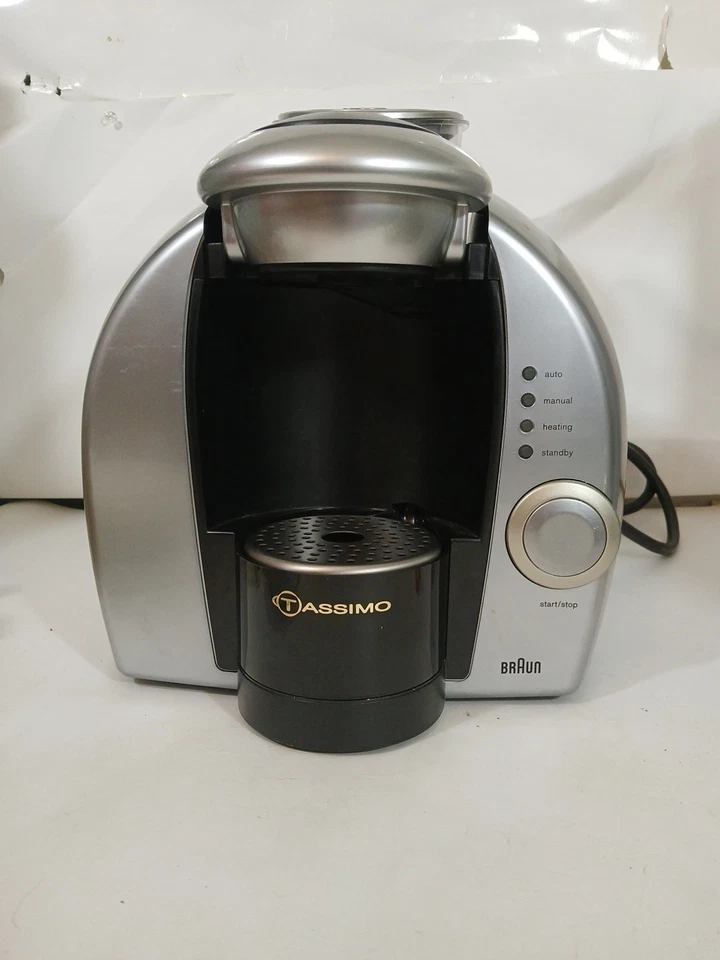 Cafetera espresso Braun Tassimo Silver #3107 con instrucciones de usuario ¡Nunca usada! Foto 2 de 4