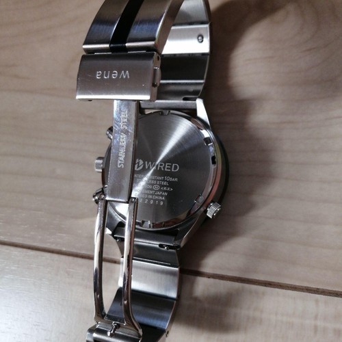 USED SEIKO WIRED "TOKYO SORA" BLUE QUARTZ WATCH WRISTWATCH GOOD M-6FFA - Picture 4 of 5