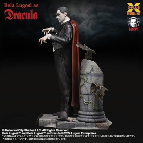 X-PLUS 1/8 Scale Bela Lugosi as Dracula Plastic Model Kit F/S w/Tracking# Japan - Picture 4 of 9
