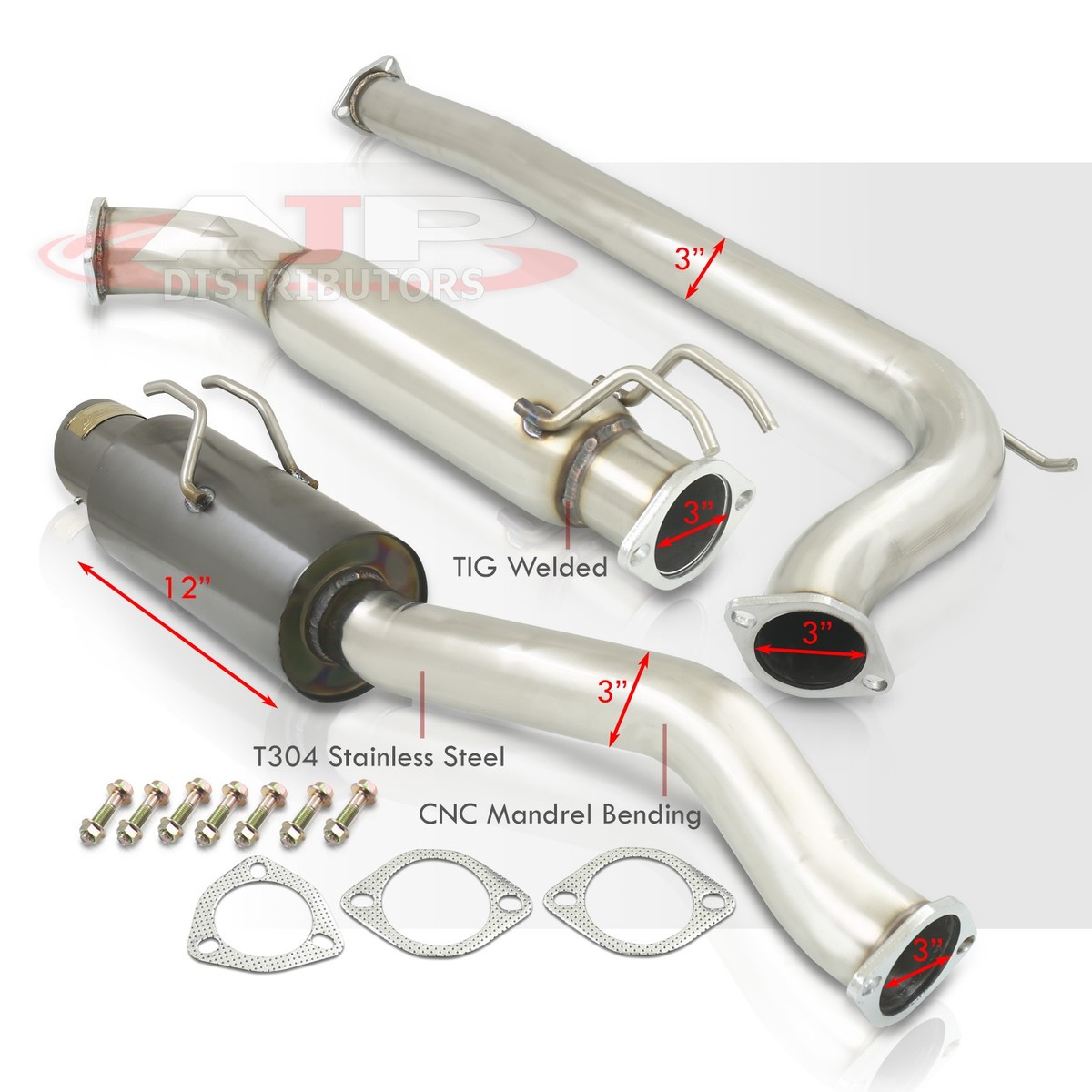 HST MUFFLER HONDA シビック用　EG4 新品 JDM Honda civic eg4-eg6 siR Vtec B16A Hatchback FGK Legalis