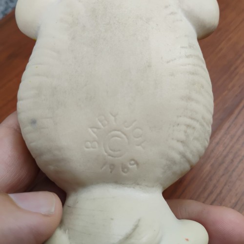 Vintage 1969 Lion Baby Squeaky Toy Rubber “Baby Joy” 4” Tall - Picture 9 of 9