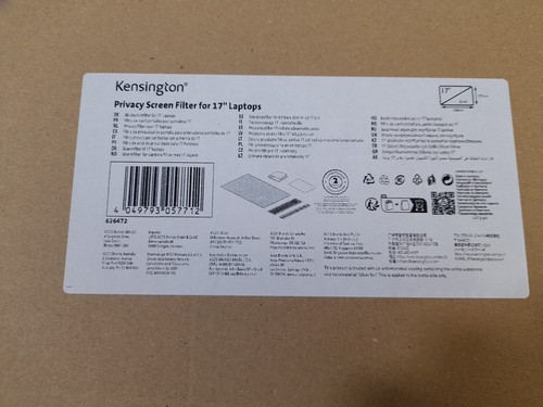 Kensington 626472 2 Way Removable Privacy Screen Filter - For 17" 5:4 Laptops - Afbeelding 4 van 4