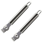  2 STÜCKE Obst Zesterfarben Edelstahl Zitronenreibenküche Zester mit hängenden