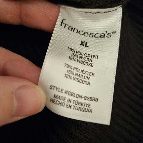 Maxi Vestido Acanalado Mi ami Para Mujer XL NUEVO CON ETIQUETAS Negro Informal Sin Mangas Abertura Espalda - Imagen 12 de 13