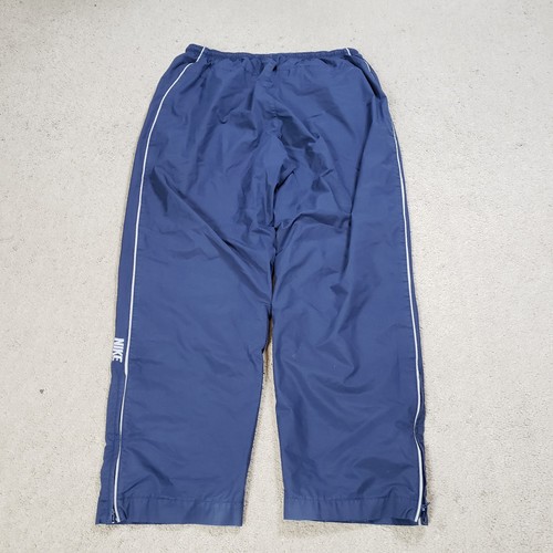 Vintage Nike Track Pants Sweatpants Mens XXL Blue Lined Active Y2K Gray Tag - Picture 2 of 12