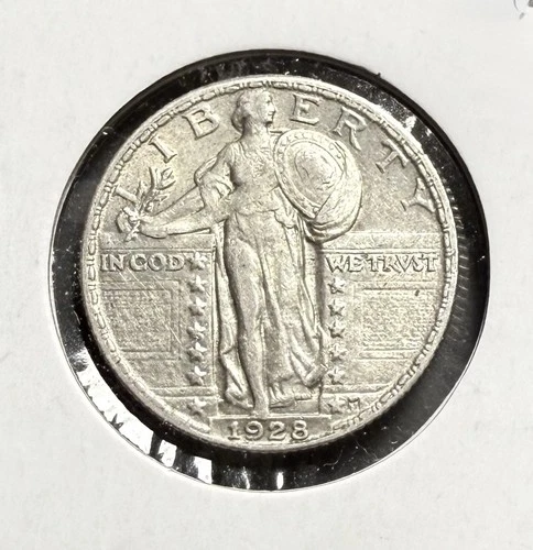 1928 STANDING LIBERTY QUARTER - EF