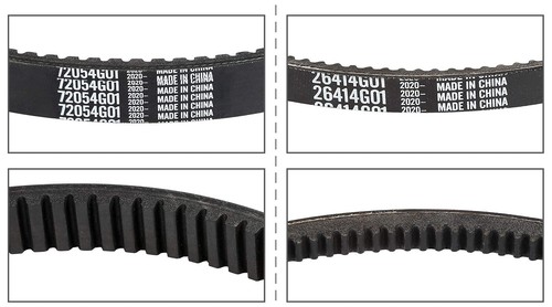 Clutch Drive Belt & Starter Generator Belt Kit for EZGO TXT, Medalist, Workho... - Picture 5 of 8