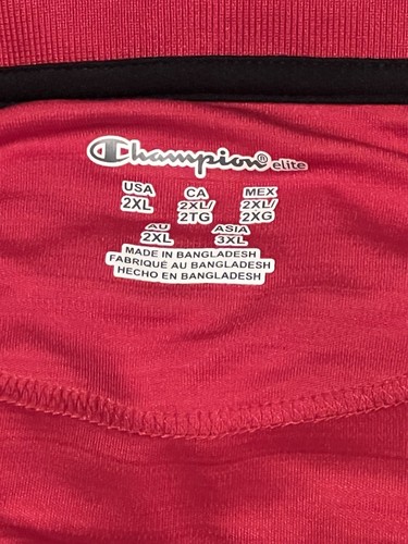 Nebraska Cornhuskers Polo Athletic Kurzarm Champion Shirt Rot 2XL Herren - Bild 4 von 8