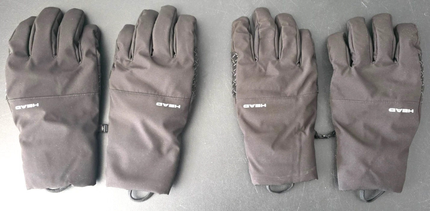2-Pack Head Men's Waterproof Hybrid Gloves Size L & XL - Item: 1819381