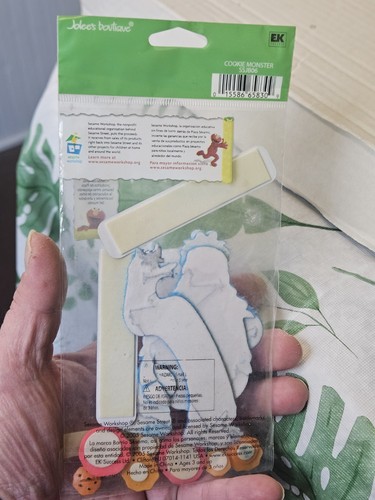 SELTEN NEU SESAMSTRASSE KEKSMONSTER 3D FUZZY PUFFY AUFKLEBER KEKSTOPF MEHR  - Bild 16 von 17